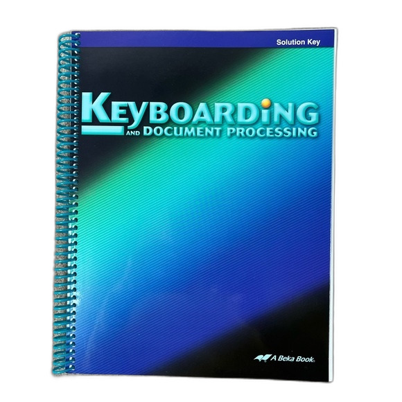 Abeka Keyboarding And Document Processing Curriculum Lot of 6 Books Grade10-12 - Picture 3 of 6